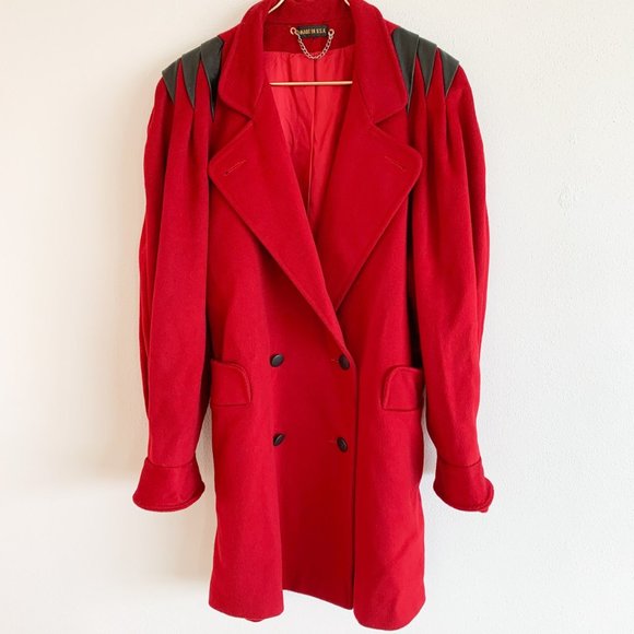 Vintage Jackets & Blazers - Jules Miller 100% wool vintage 80s coat